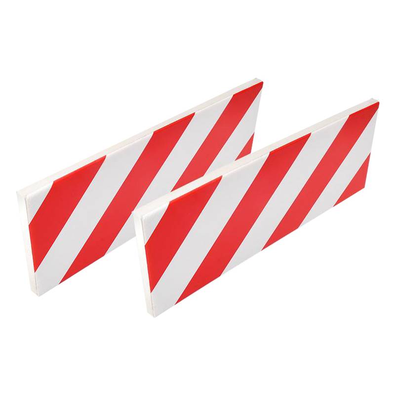IWH Autotür-Schutzleiste für Garage, weiß / rot-0