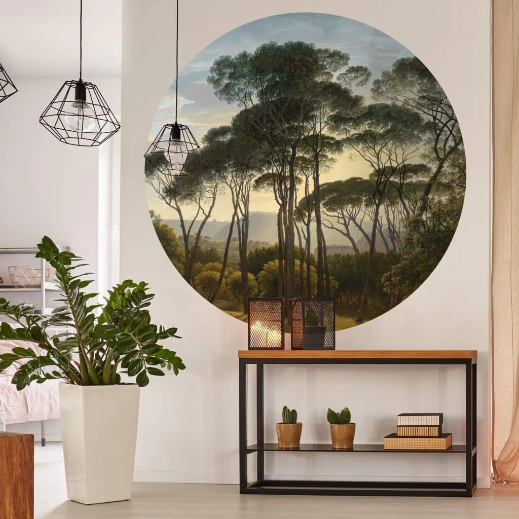 WallArt Fototapete Umbrella Pines in Italy 190 cm-1