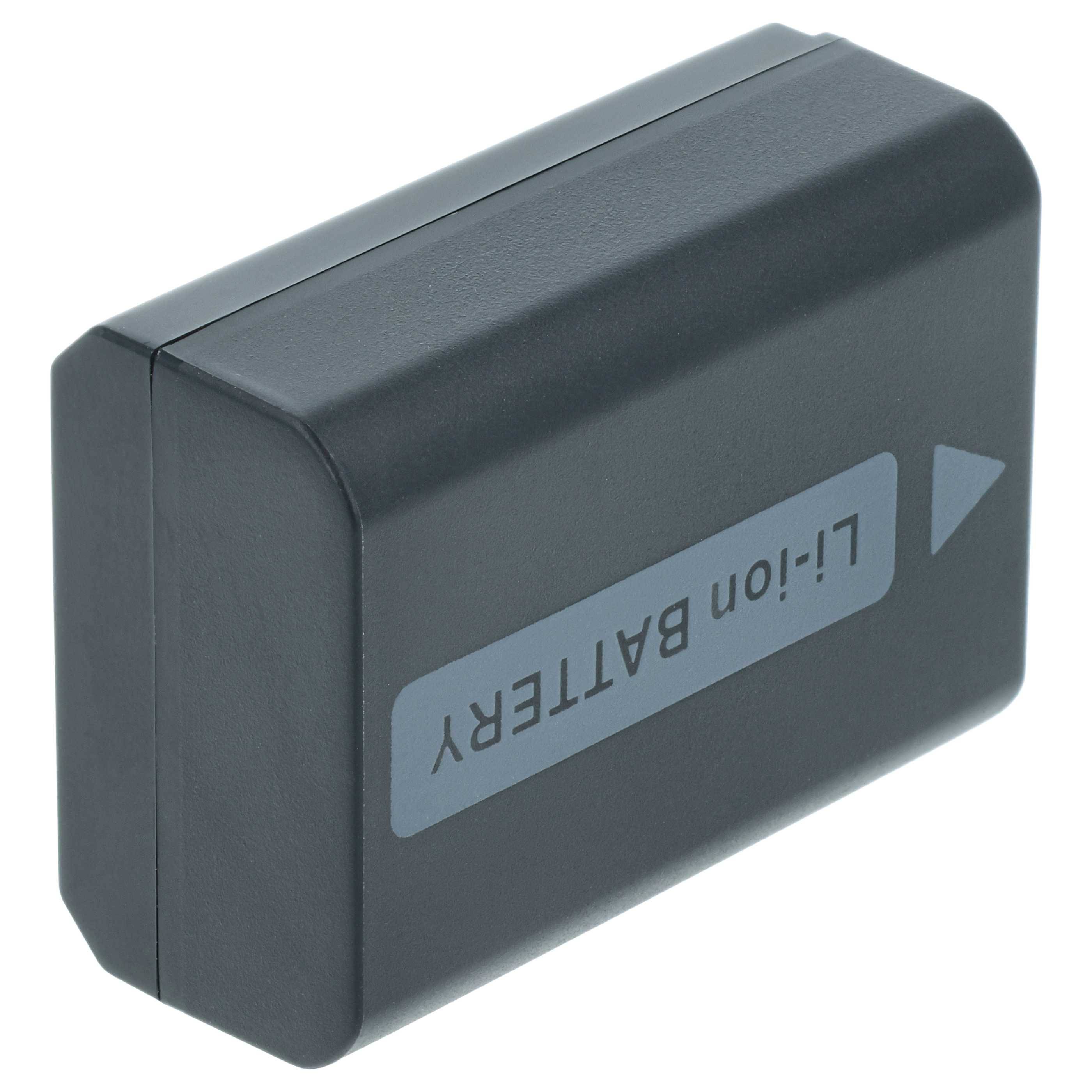 vhbw 3x Akku Ersatz für Sony NP-FW50 für Kamera (950mAh, 7,2V, Li-Ion) mit Infochip-1