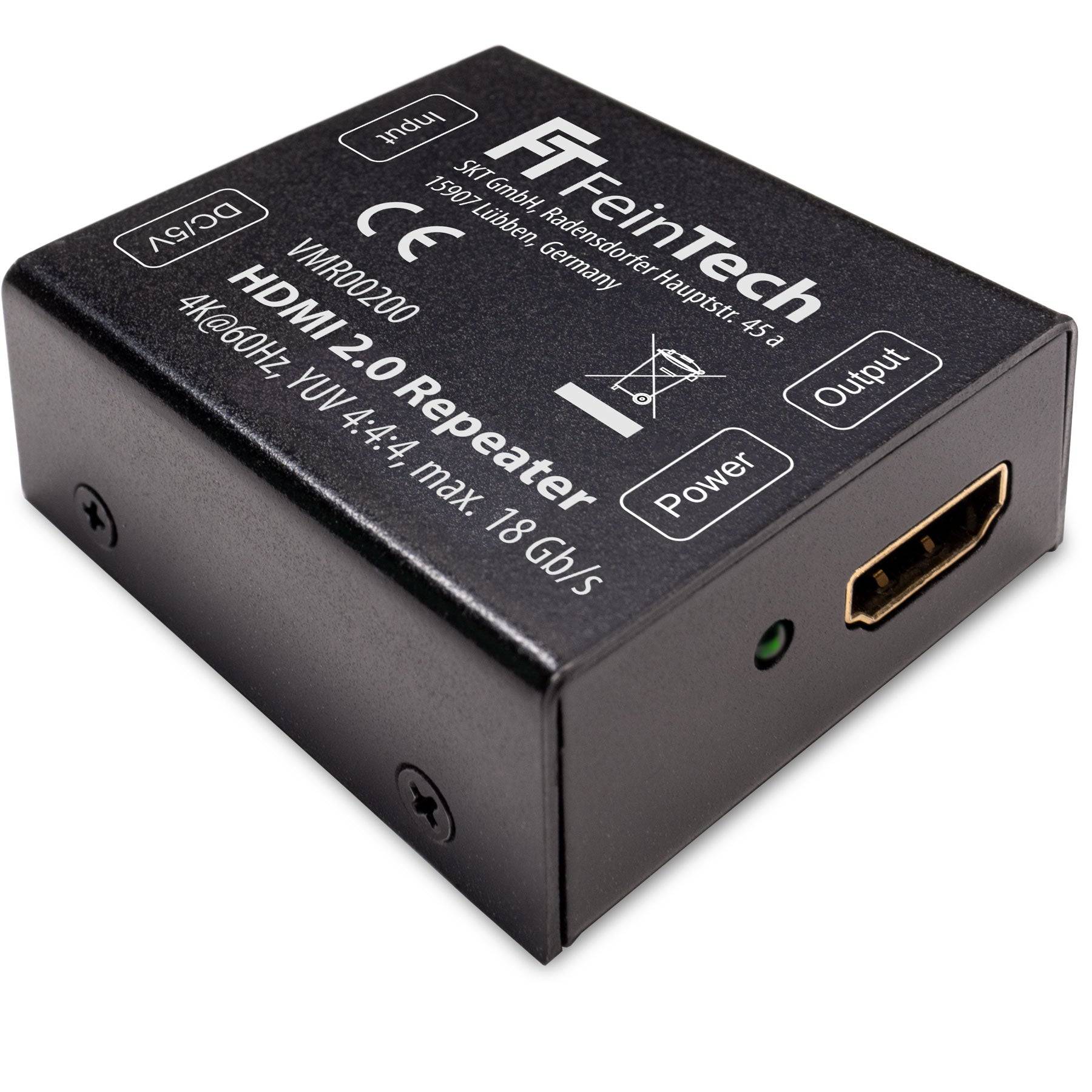 FeinTech HDMI Repeater Ultra-HD 4K 60Hz HDR-1