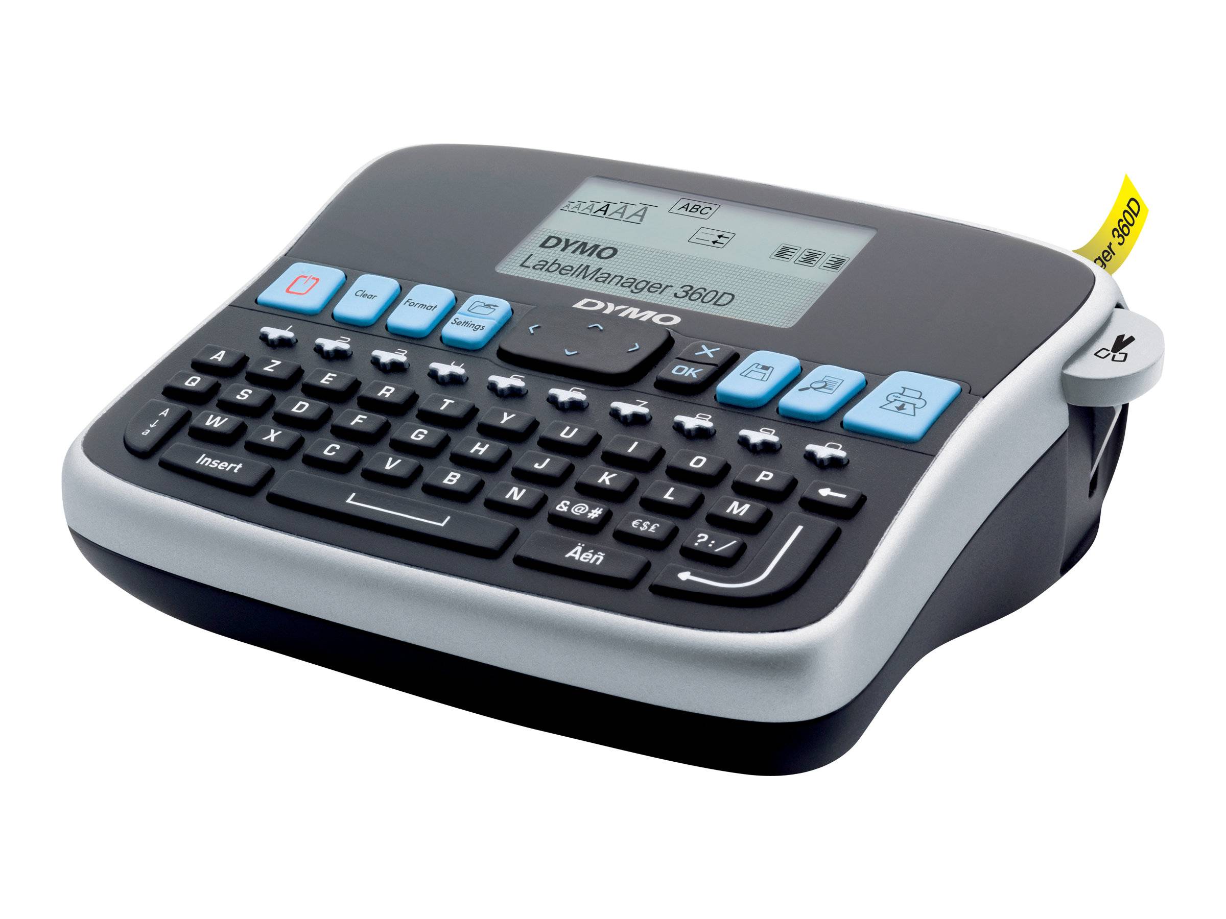 DYMO LabelMANAGER 360D - Beschriftungsgerät - s/w - Thermotransfer - Rolle (1,9 cm) - 180 dpi-0