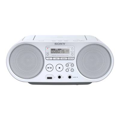 Sony ZS-PS50 - Ghettoblaster - 4 Watt - weiß