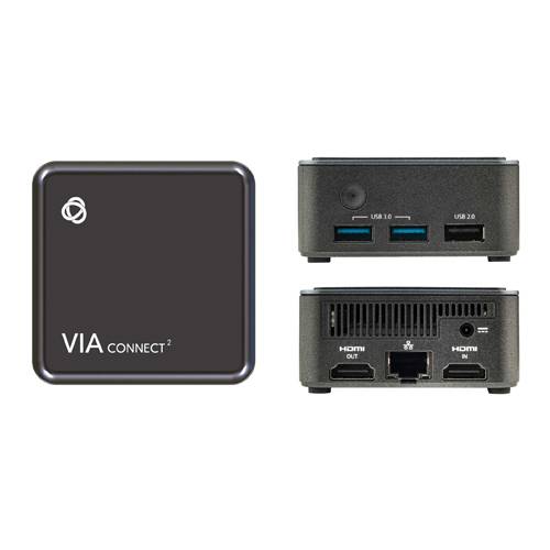 KRAMER VIA CONNECT 2 - Drahtlose 4K UHD Präsentationslösung mit HDMI-Switcher (4K@60Hz | 4:2:0 | BYOD-0