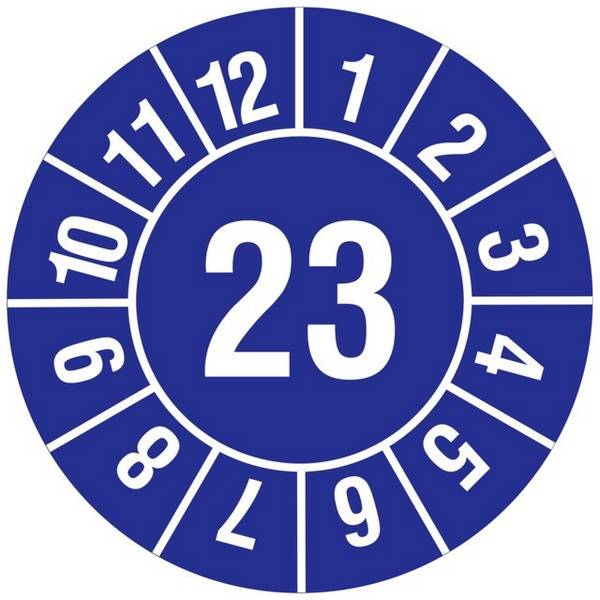 Cimco Werkzeuge Prüfplakette 182695 (VE108)