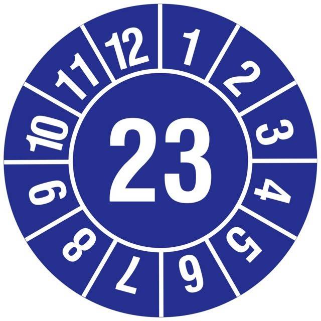 Cimco Werkzeuge Prüfplakette 182695 (VE108)-0