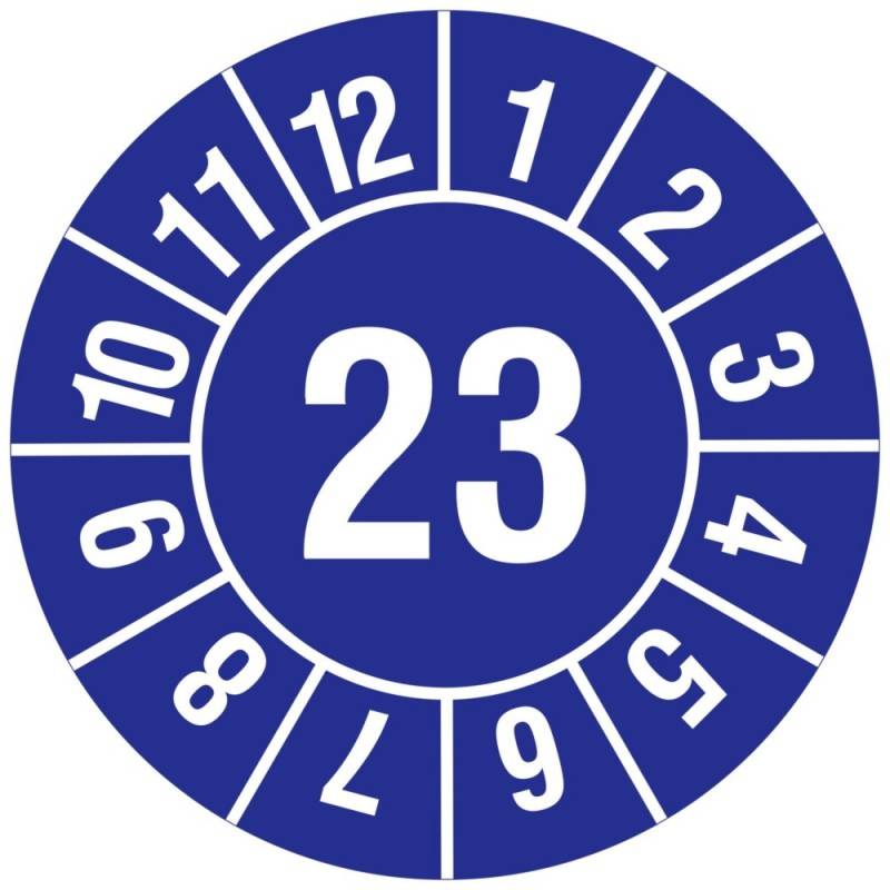 Cimco Werkzeuge Prüfplakette 182695 (VE108)-1