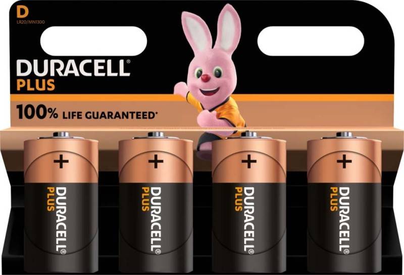 Hückmann Batterie 1,5V Mono D Plus-D K4 (Bli.4)-0