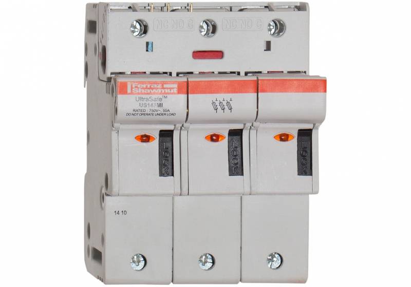 2 Stk. Mersen Sicherungshalter US143M-0