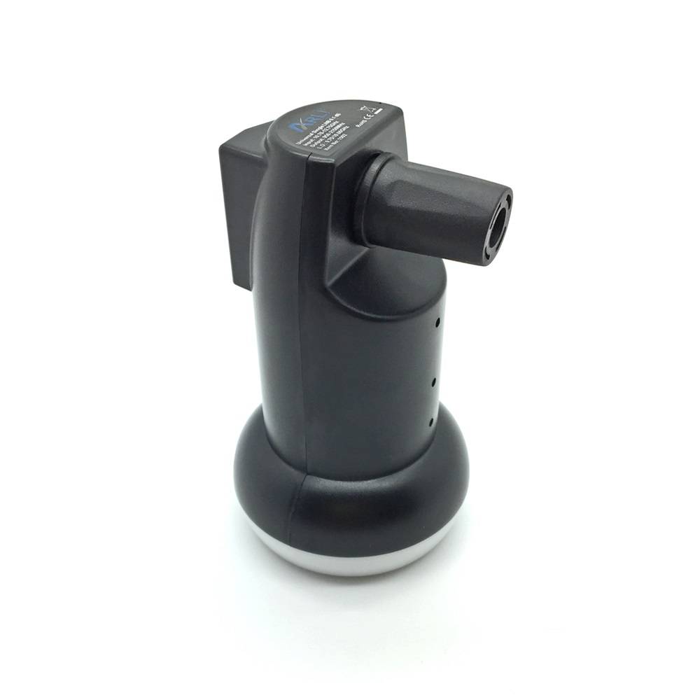 60 cm HD Sat Anlage weiss + Single LNB + Wandhalter 25 cm + 2x F-Stecker vergoldet-2