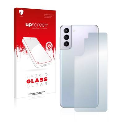 upscreen Hybrid Glass Clear Premium Panzerglasfolie für Samsung Galaxy S21 5G (Rückseite)