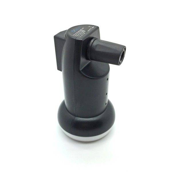 60cm HD Sat Anlage grau + Single LNB + 2x F-Stecker vergoldet-4