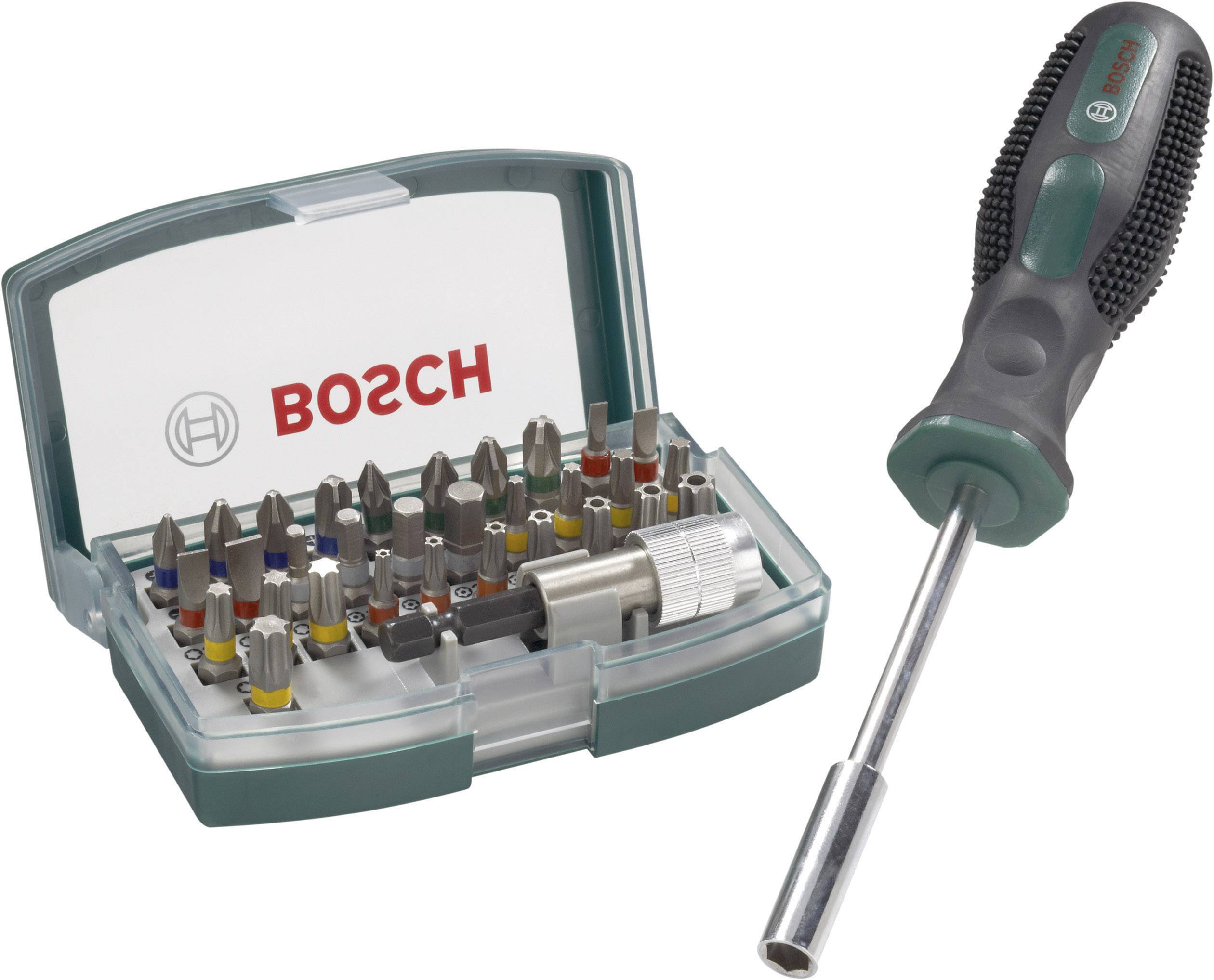 Bosch Accessories Promoline 2607017189 Bit-Set 33teilig Schlitz,  Kreuzschlitz Phillips, Kreuzschlitz Pozidriv, Innen-Sec kaufen