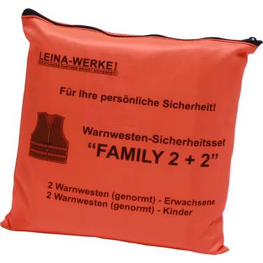 LEINA - Warnwesten orange Einheitsgroesse