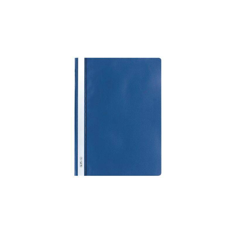 herlitz Schnellhefter, DIN A4, aus PP-Folie, blau-0