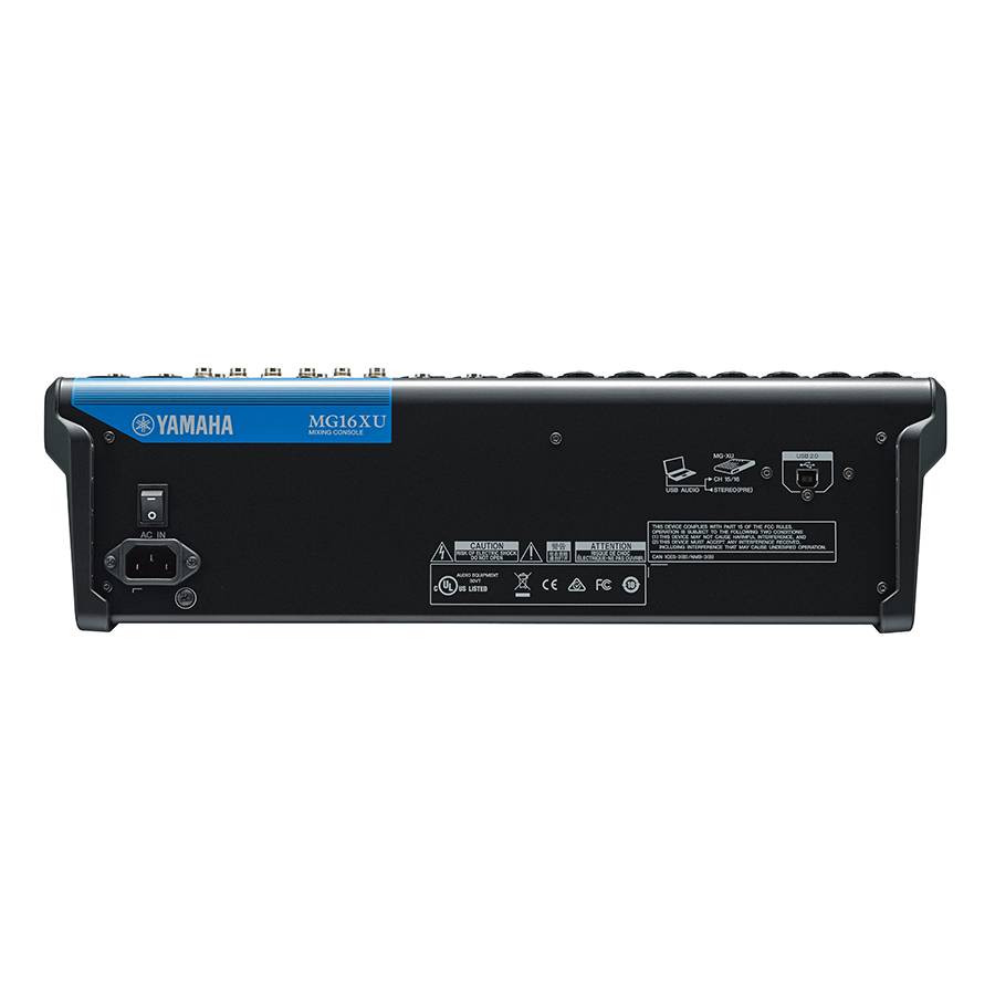 YAMAHA MG16XU - 16-Kanal Mischpult Konsole (10 Mic-In | 16 Line-In | 4 Group Busse | 1 Stereo Bus | 4 AUX | SPX |-2