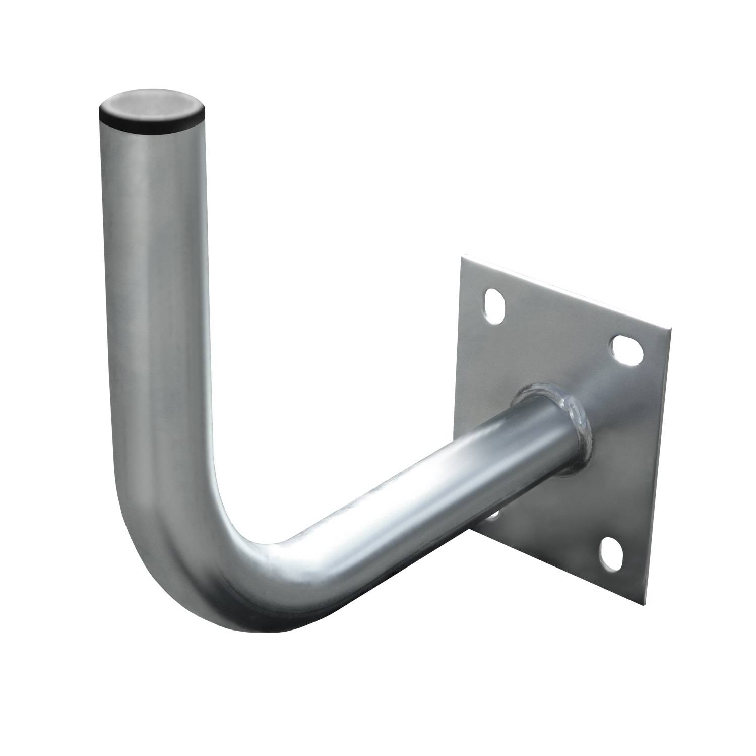 60 cm HD Sat Anlage weiss + Single LNB + Wandhalter 25 cm + 2x F-Stecker vergoldet-6