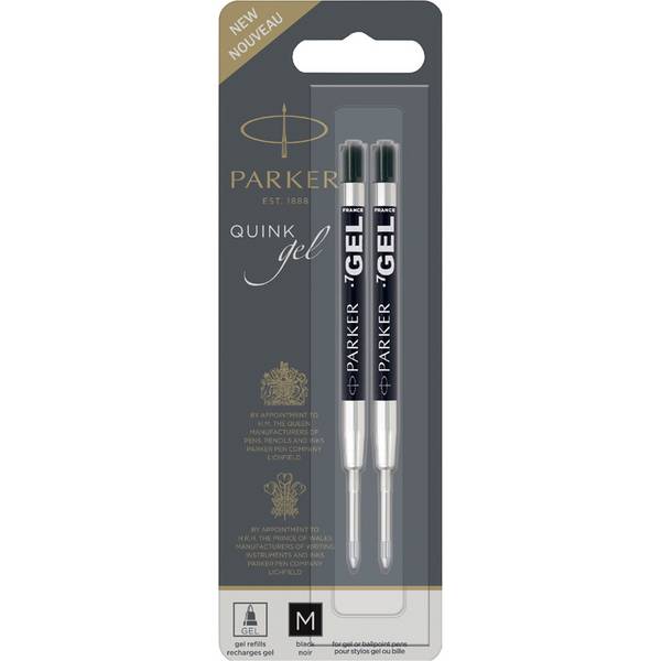 Parker 1950362, Schwarz, Medium, Sichtverpackung, 2 Stück(e)