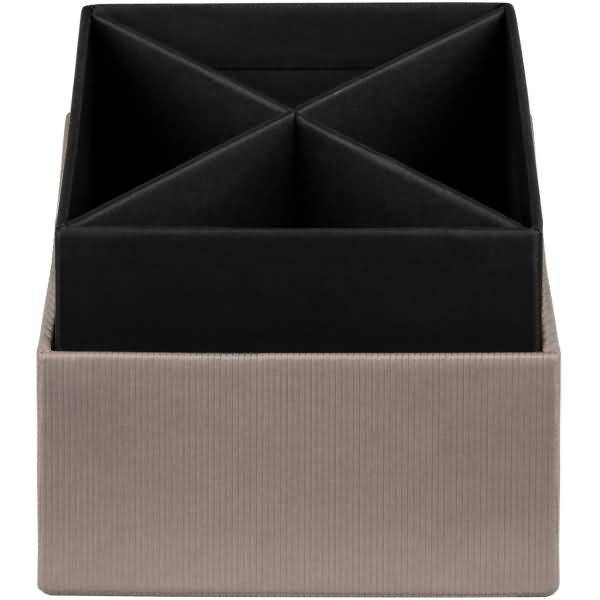 Stifteköcher 86x86x100mm taupe-1