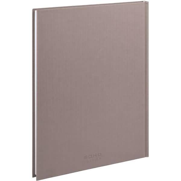 Notizbuch gebunden A4 96 Blatt taupe-1