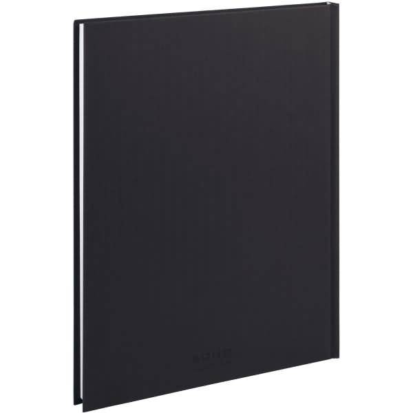Notizbuch gebunden A4 96 Blatt schwarz-1