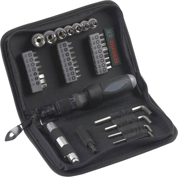 Bosch Accessories Promoline 2607019506 Werkzeugset Heimwerker in Tasche 38teilig