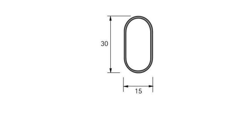 Rohr,47615,oval,L2000mm,h ochgl.verchr. Hettich-1