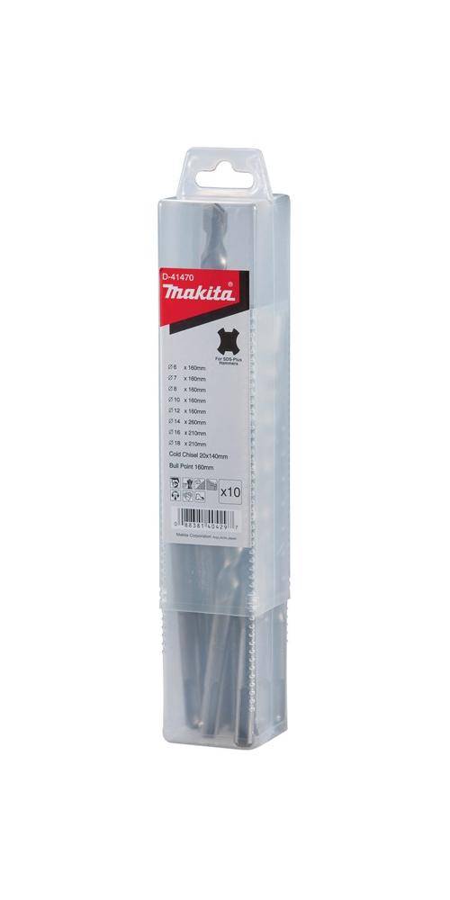 Meissel-Set D-41470 10-tlg.SDS-plus Makita-0