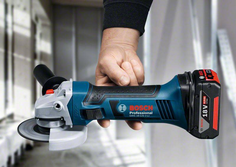 Bosch Professional GWS 18-125 V-LI 060193A307 Akku-Winkelschleifer 125 mm ohne Akku 18 V-4