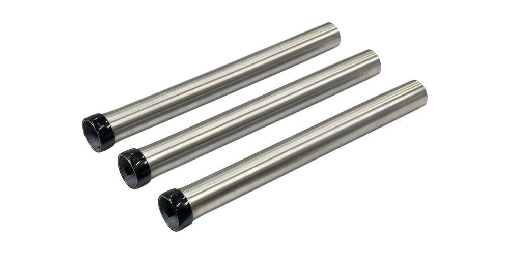 Makita - Saugrohr - für Staubsauger - Silber (Packung mit 3)