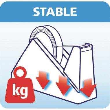tesa Tischabroller ® Easy Cut® Economy 25 mm x 66 m (B x L) schwarz-1