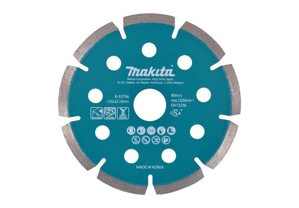 makita Diamantscheibe B-53796 D.125mm Bohrung 22,23mm GRANIT 1,6 mm 8-0
