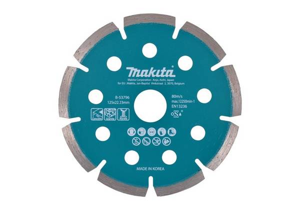makita Diamantscheibe B-53796 D.125mm Bohrung 22,23mm GRANIT 1,6 mm 8