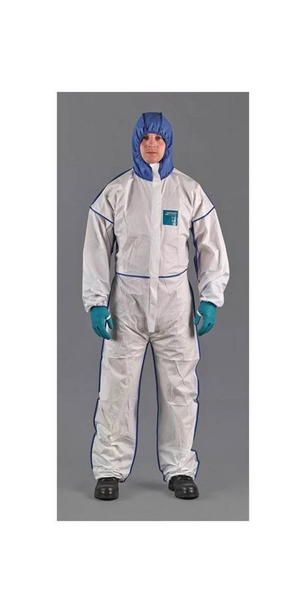 Schutzoverall AlphaTec® 1800 Comfort Gr.XXL weiß/blau PSA III ANSELL