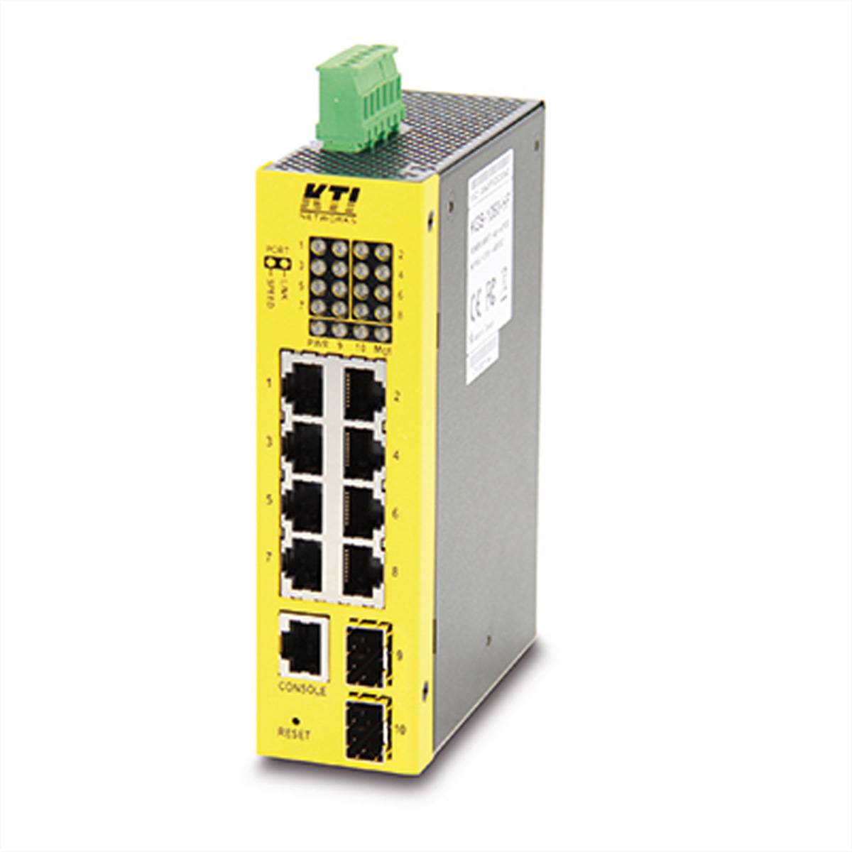 KTI KGS-1060-HP, Managed, L2, Gigabit Ethernet (10/100/1000), Vollduplex, Power over Ethernet (PoE)-0