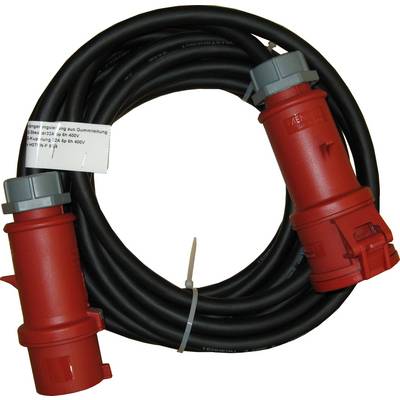 32A CEE-Verbindungskabel 4Q – 10 m Lang – inkl. Kupplung, Stecker und Verschlussklappe-0