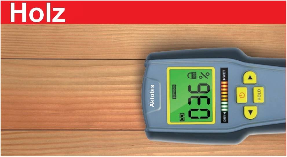WDH Materialfeuchtemessgerät WDH-318KC - für Wände, Decken, Böden, Mauern, Holz - Baumaterialien, Baustoffe-3