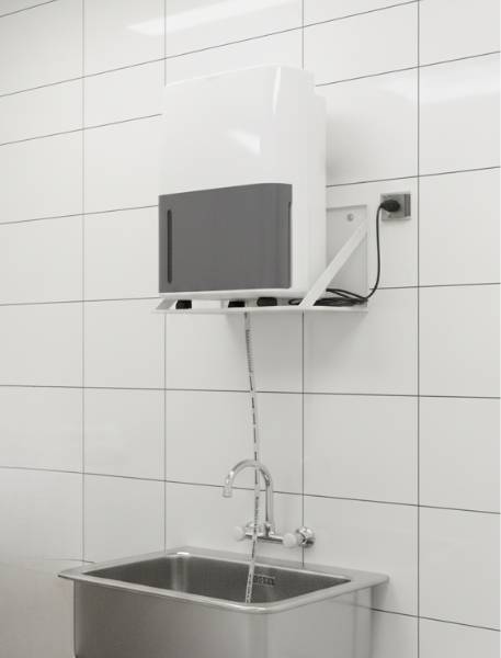 WDH Luftentfeuchter Regal - Tragkraft bis zu 20kg - Entfeuchter Halterung, Bauchtrockner Wandbefestigung, Wandkonsole-1