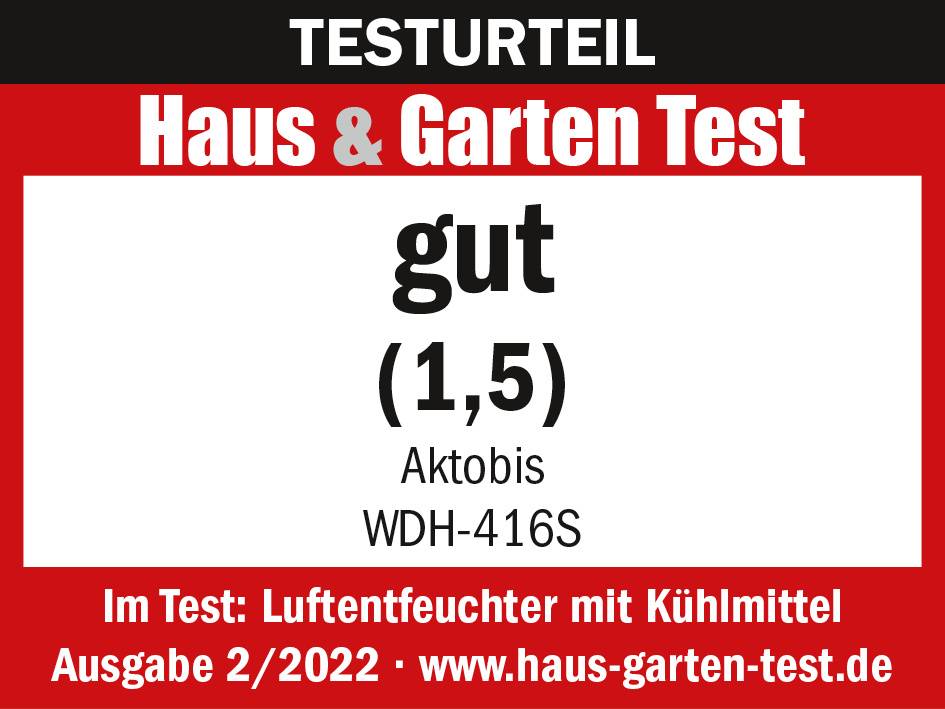 Preisbild für WDH Luftentfeuchter WDH-416S - für 40m² - 20 Liter/Tag - mit Schlauchanschluss