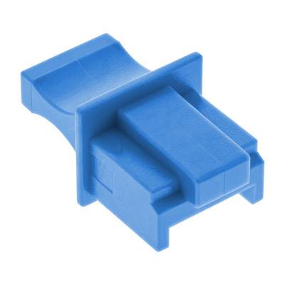 InLine Staubschutz, für RJ45 Buchse, Farbe: blau, 100er Pack /