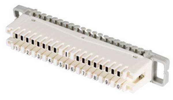 LSA-Trennleiste 2/10 zu 10DA ohne -- Farbcode Adapter / Konverter LSA