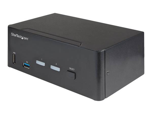 StarTech.com 2-Port Dual Monitor HDMI KVM-Switch - 4K 60Hz UHD HDR - Desktop 4K HDMI 2.0 KVM-Switch mit 2-Port USB 3.0