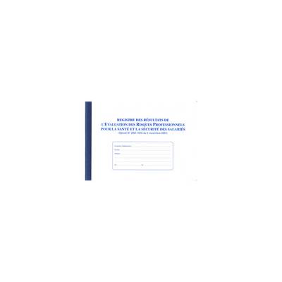 ELVE Registre "Evaluation des risques professionnels"