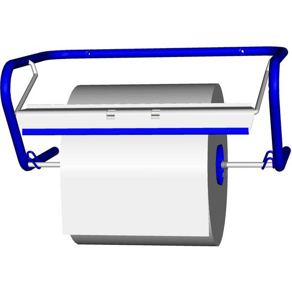Fripa Putzrollen-Wandgerät, aus Metall, blau (6470044)