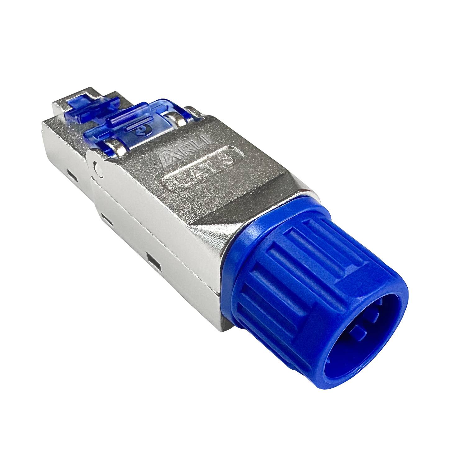 ARLI 8x Netzwerkstecker RJ45 Stecker CAT8.1 geschirmt Werkzeuglose Montage - Werkzeugfrei-3