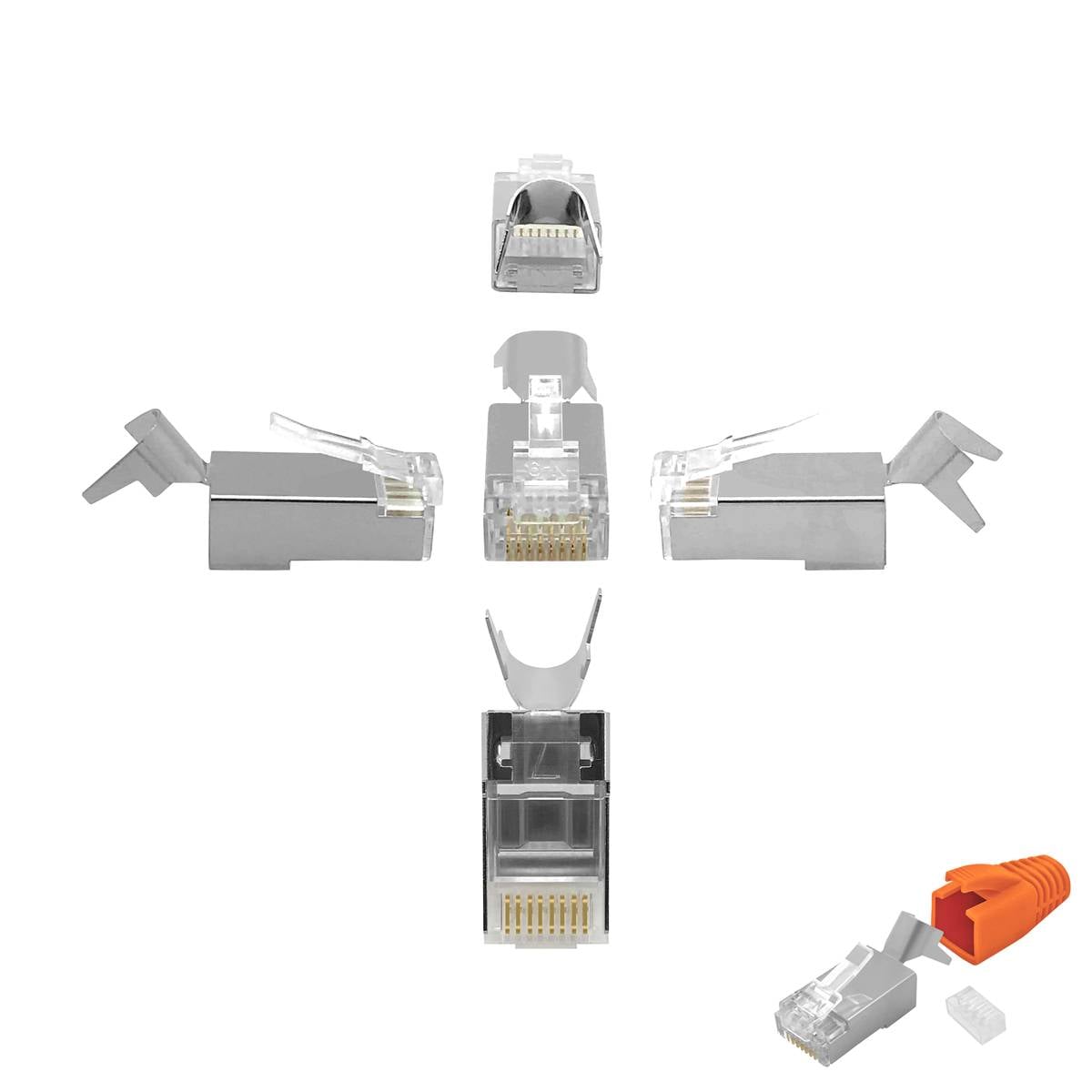ARLI Netzwerk Werkzeugset + 20x RJ45 Netzwerkstecker-3