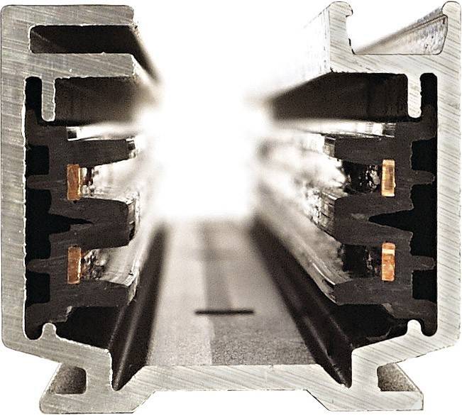 Eutrac 145200 Hochvolt-Schienensystem-Komponente Schiene Contactrail Schwarz-1