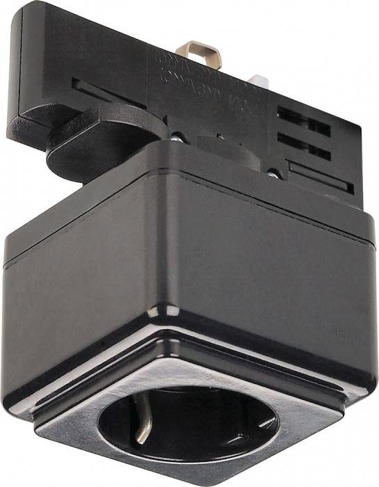 Eutrac 3 Phasen Steckdosen Multi Adapter, Datenbus Option, schwarz-0