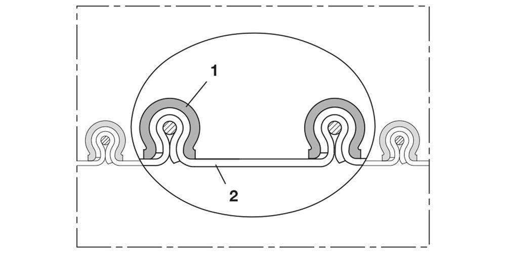 PVC-Klemmprofilschlauch ID 405-406mm AD 418,00mm 6mm L.6m NORRES-2