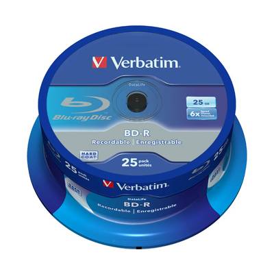 Verbatim BD-R 25GB/1-6x Cakebox (25 Disc) 43837(VE25)