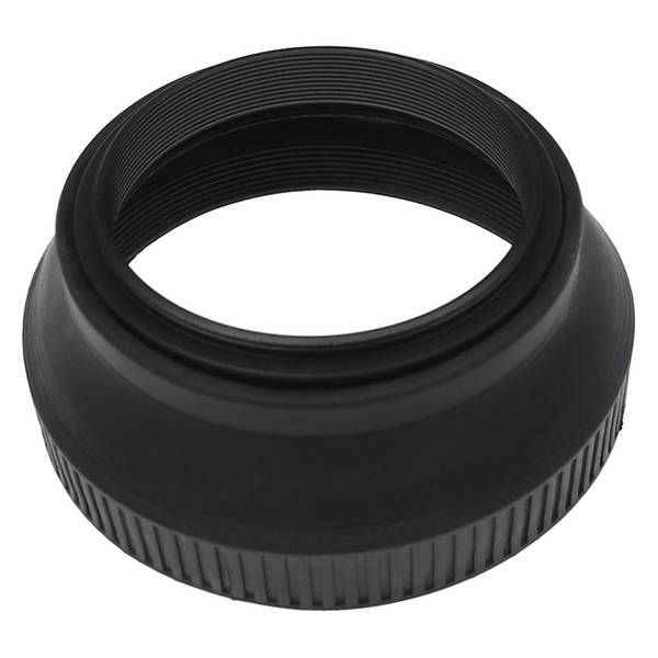 vhbw Gegenlichtblende kompatibel mit Leica Summicron-M 28mm f/2 ASPH 46mm | Objektiv - Weitwinkel, Matt-Schwarz, Gummi